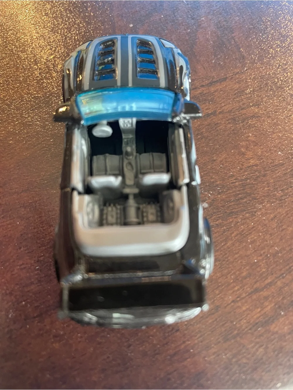 Hot Wheels 2004 Mitsubishi Eclipse Spyder Black Silver Flames Diecast 1:64